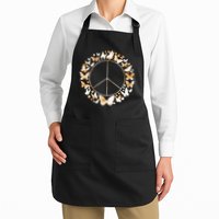 Cute Butterfly Peace Sign Apron