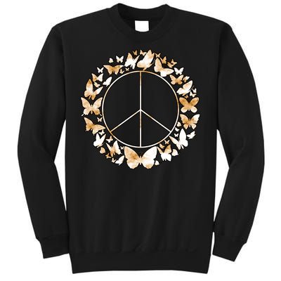 Cute Butterfly Peace Sign Sweatshirt