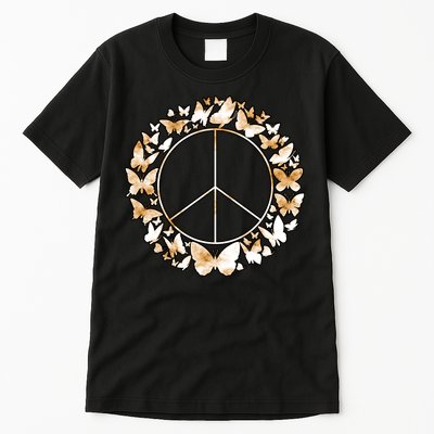 Cute Butterfly Peace Sign Tall T-Shirt