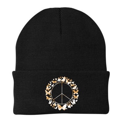 Cute Butterfly Peace Sign Beanie