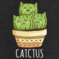 Cute Cactus Three Cats Adult Drive Performance Visor
