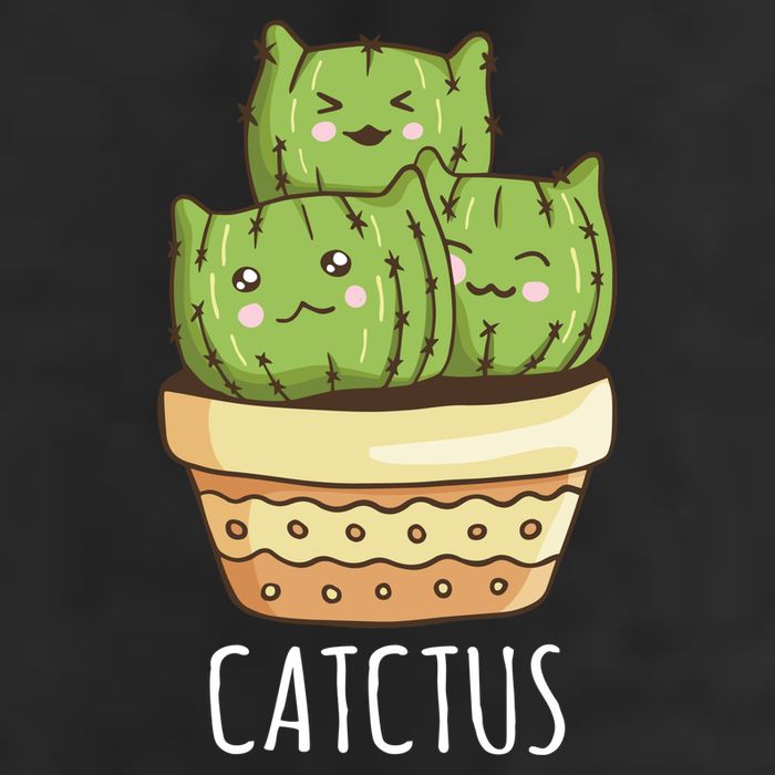 Cute Cactus Three Cats Adult Drive Performance Visor