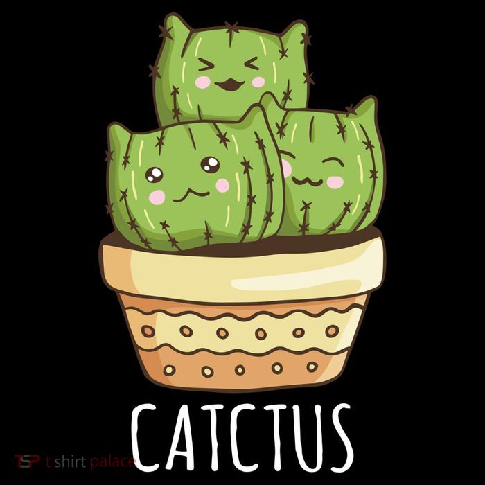 Cute Cactus Three Cats 16 in Basic Backpack