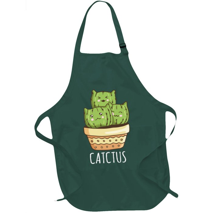 Cute Cactus Three Cats Apron