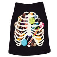 Cute Candy Skeleton Rib Cage Halloween Doggie Tank