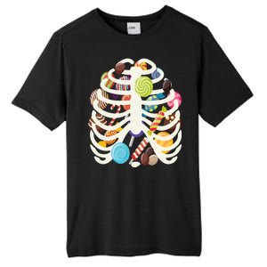 Cute Candy Skeleton Rib Cage Halloween Tall Fusion ChromaSoft Performance T-Shirt