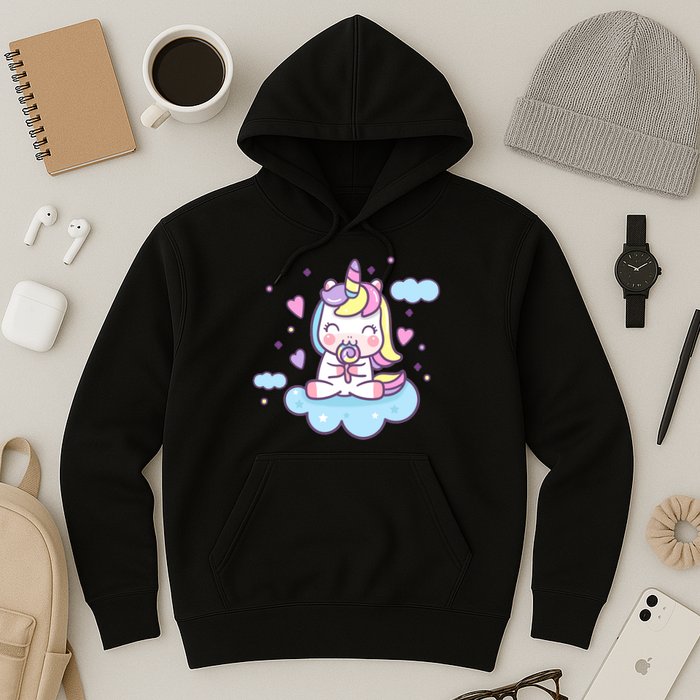 Cute Candy Unicorn Hoodie