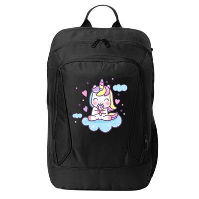 Cute Candy Unicorn City Backpack