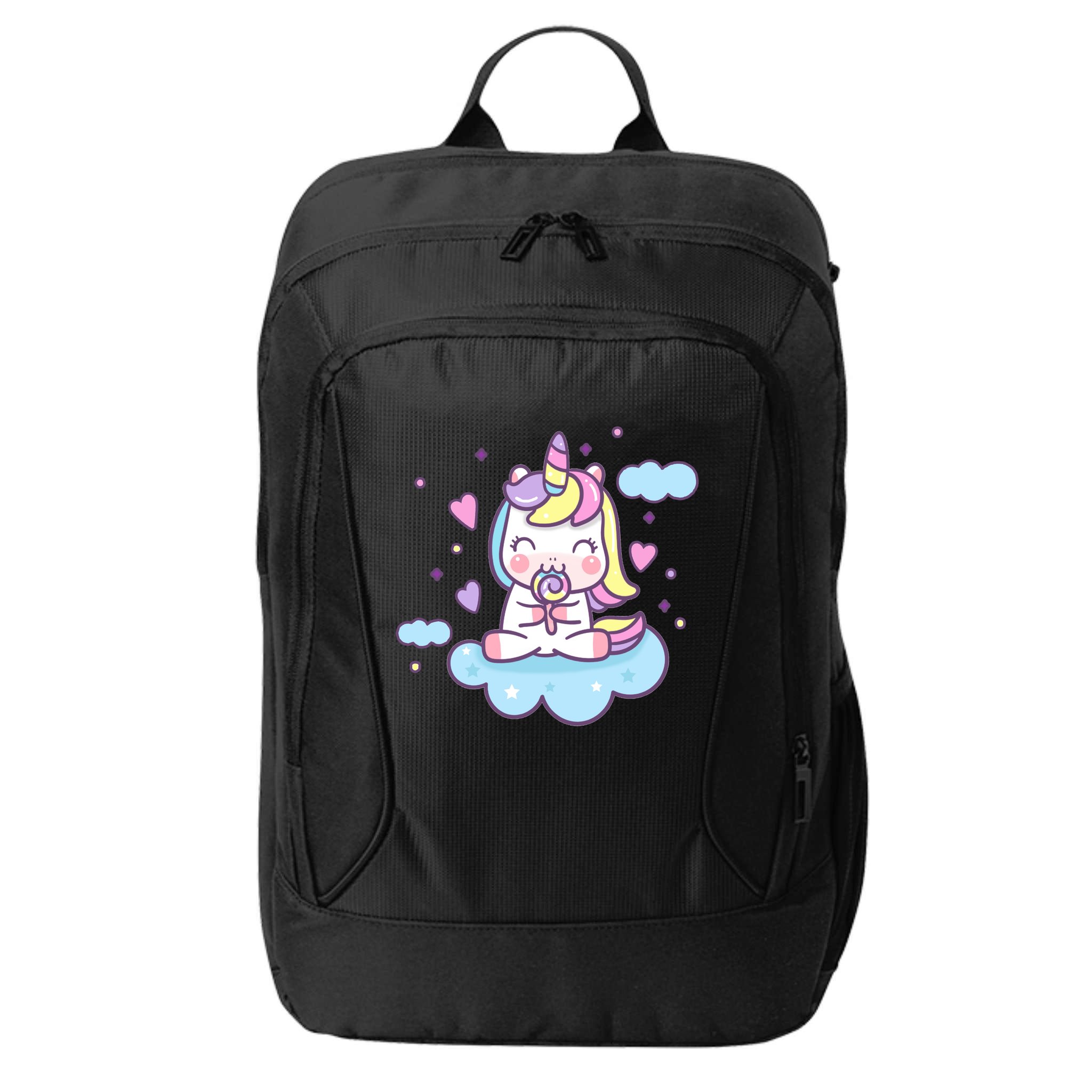 Cute Candy Unicorn City Backpack