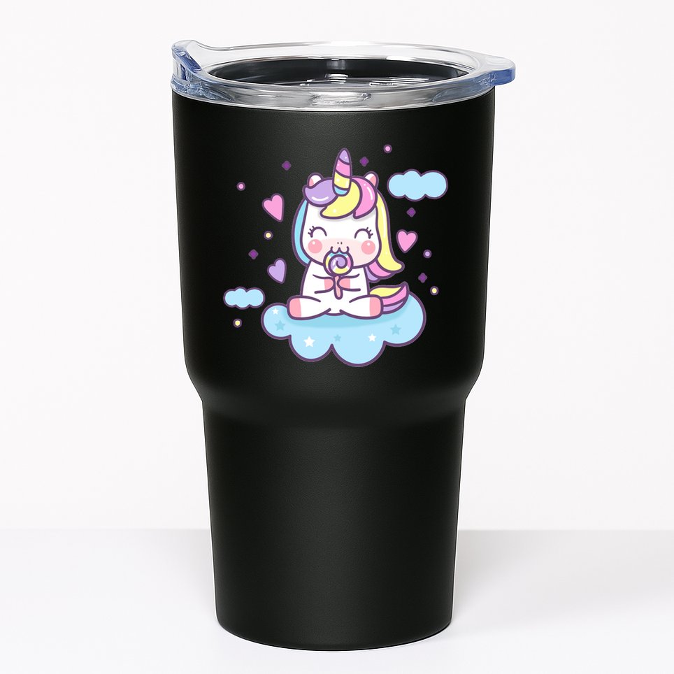 Cute Candy Unicorn Tumbler