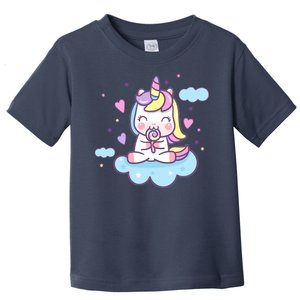 Cute Candy Unicorn Toddler T-Shirt