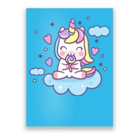 Cute Candy Unicorn Poster