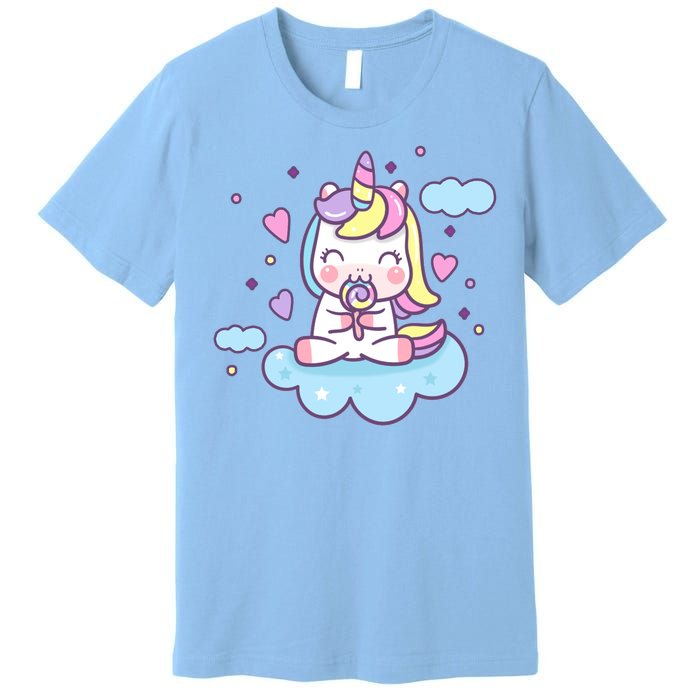 Cute Candy Unicorn Premium T-Shirt