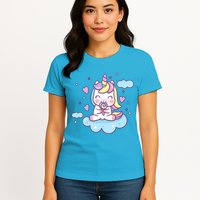 Cute Candy Unicorn Womens T-Shirt