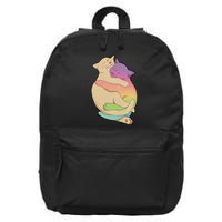 Cute Cat Love Hugging Out 16 in Basic Backpack