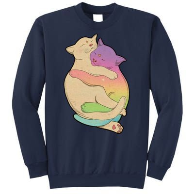 Cute Cat Love Hugging Out Sweatshirt