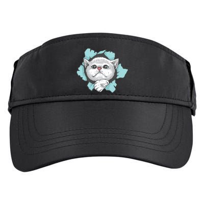Cute Cat Through Hole Adult Drive Performance Visor