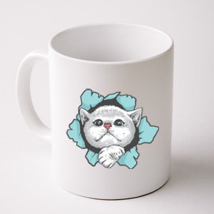 Cute Cat Through Hole Coffee Mug