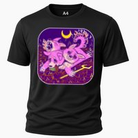 Cute Cerberus 3 Headed Puppy Dog of Hell Cooling Performance Crew T-Shirt