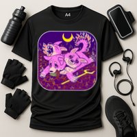 Cute Cerberus 3 Headed Puppy Dog of Hell Cooling Performance Crew T-Shirt