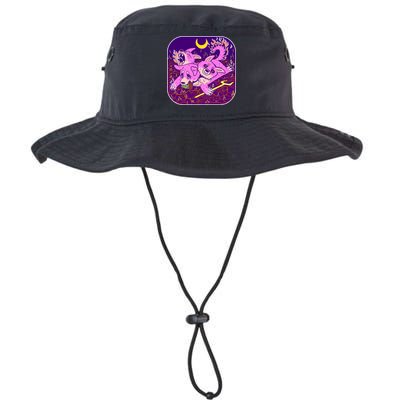 Cute Cerberus 3 Headed Puppy Dog of Hell Bucket Hat