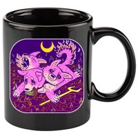 Cute Cerberus 3 Headed Puppy Dog of Hell 11oz C Handle Ceramic Mug