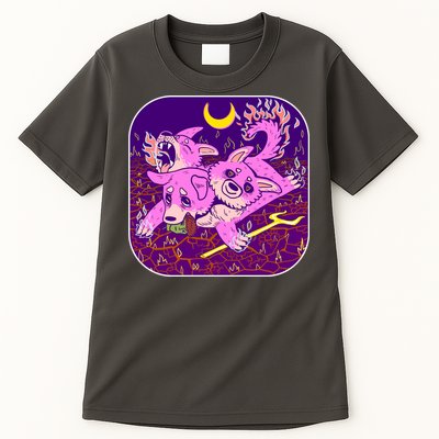Cute Cerberus 3 Headed Puppy Dog of Hell Tall T-Shirt