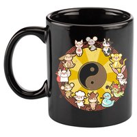 Cute Chinese Zodiac Animals 11oz C Handle Ceramic Mug