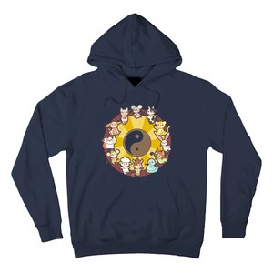 Cute Chinese Zodiac Animals Hoodie