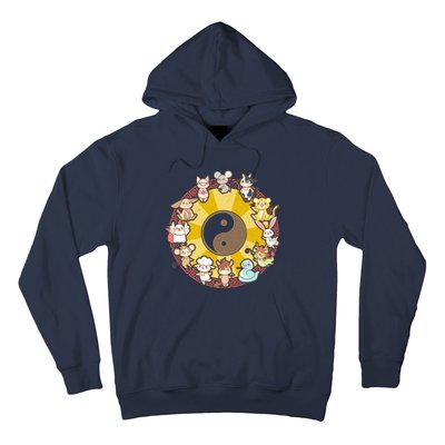 Cute Chinese Zodiac Animals Hoodie