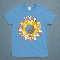 Cute Chinese Zodiac Animals T-Shirt