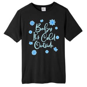 Cute Christmas Baby It's Cold Outside  Tall Fusion ChromaSoft Performance T-Shirt