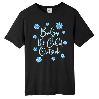 Cute Christmas Baby It's Cold Outside  Tall Fusion ChromaSoft Performance T-Shirt