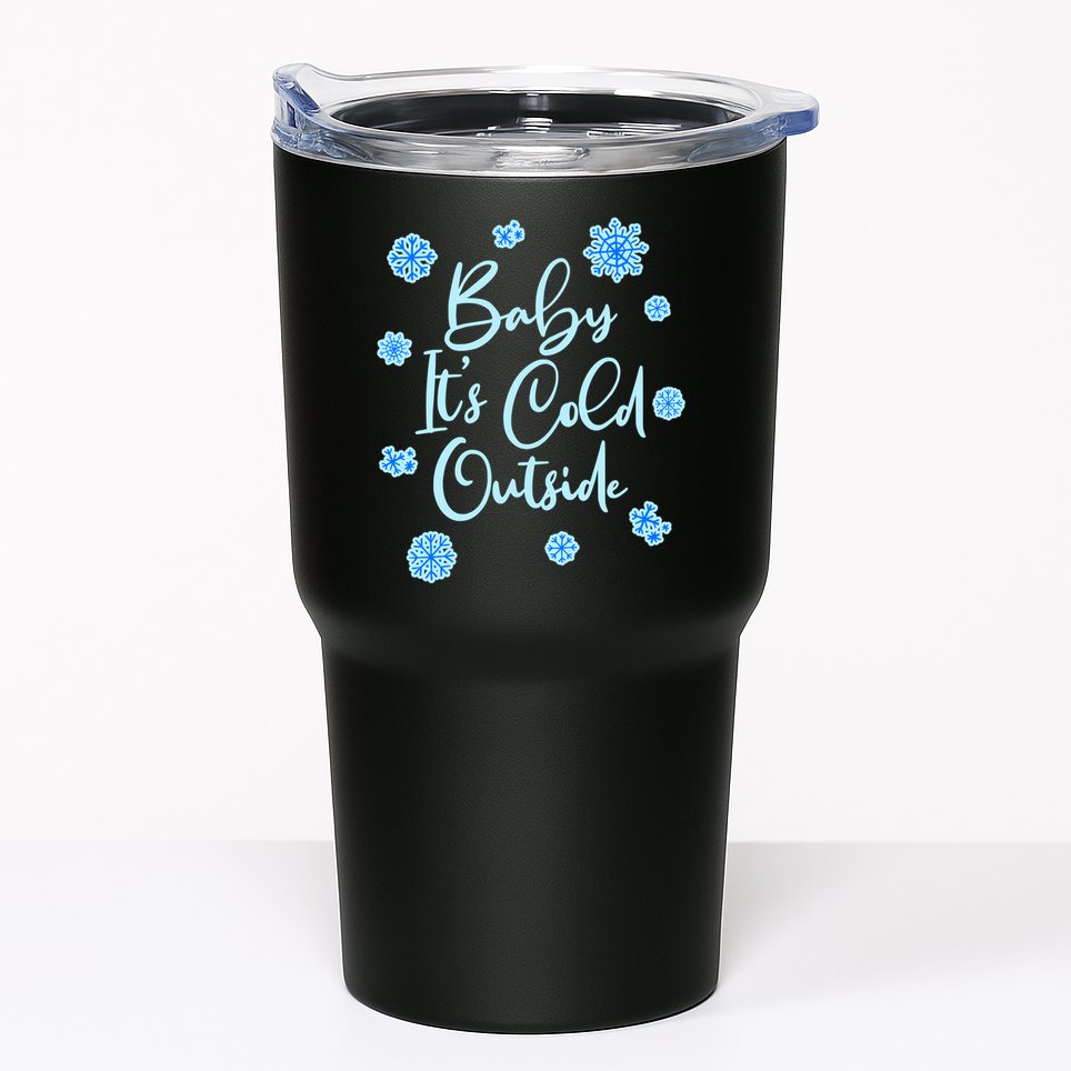 Cute Christmas Baby It's Cold Outside  Tumbler