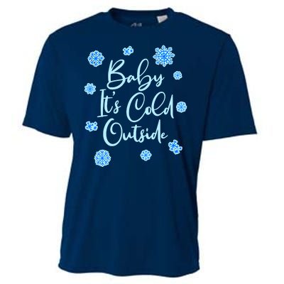 Cute Christmas Baby It's Cold Outside  Cooling Performance Crew T-Shirt