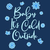 Cute Christmas Baby It's Cold Outside  Performance Shirt