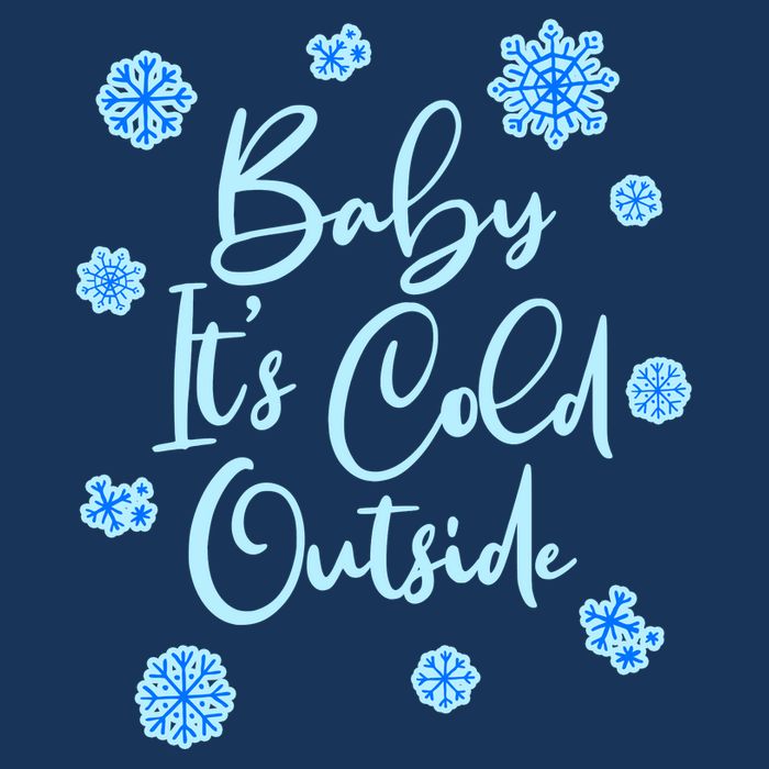 Cute Christmas Baby It's Cold Outside  Performance Shirt