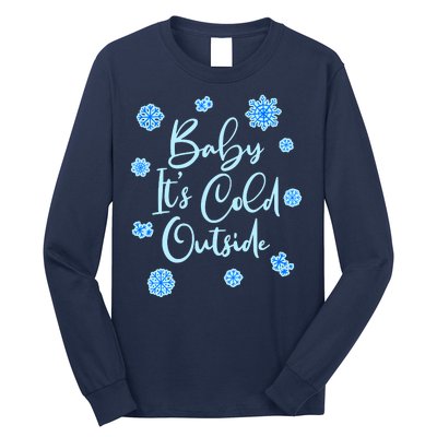 Cute Christmas Baby It's Cold Outside  Long Sleeve Shirt