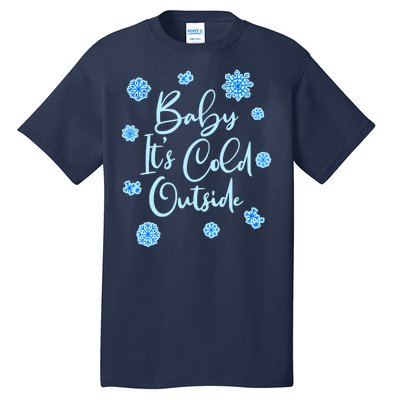 Cute Christmas Baby It's Cold Outside  Tall T-Shirt