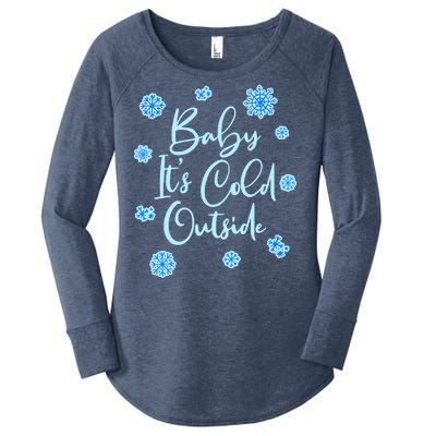 Cute Christmas Baby It's Cold Outside  Women's Perfect Tri Tunic Long Sleeve Shirt