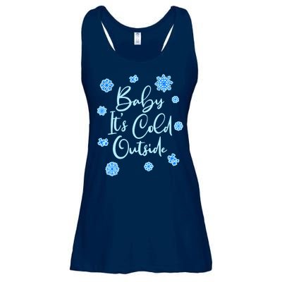 Cute Christmas Baby It's Cold Outside  Ladies Essential Flowy Tank