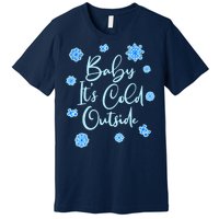 Cute Christmas Baby It's Cold Outside  Premium T-Shirt