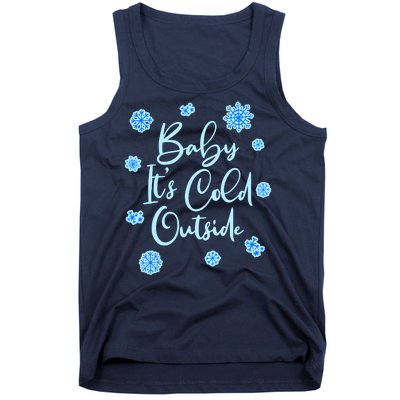 Cute Christmas Baby It's Cold Outside  Tank Top