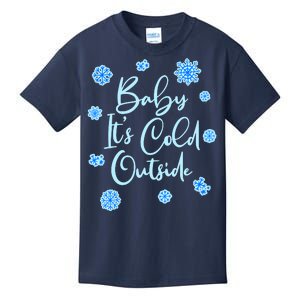 Cute Christmas Baby It's Cold Outside  Kids T-Shirt