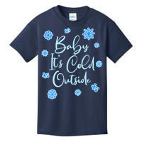 Cute Christmas Baby It's Cold Outside  Kids T-Shirt