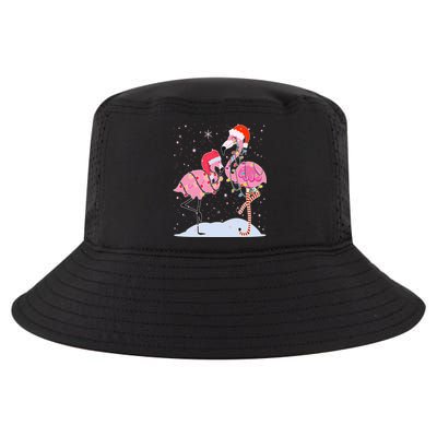 Cute Christmas Festive Flamingos Cool Comfort Performance Bucket Hat