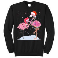 Cute Christmas Festive Flamingos Sweatshirt