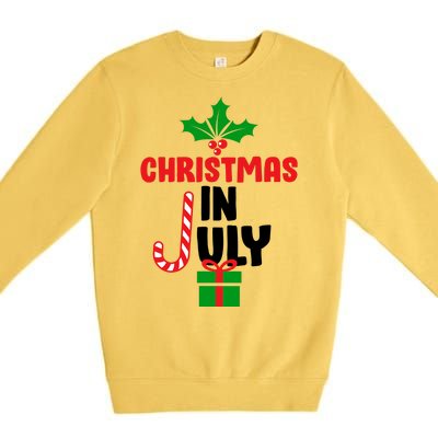 Cute Christmas In July Premium Crewneck Sweatshirt