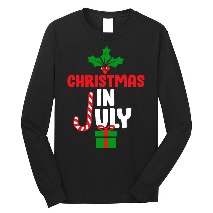 Cute Christmas In July Long Sleeve Shirt