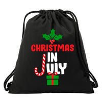 Cute Christmas In July Drawstring Bag